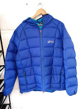 North Ridge blue down hooded puffer jacket XL/44"-46"chest
