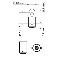 Light bulb T4W 12929CP PHILIPS