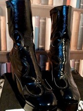 Alexander Mcqueen platform boots women