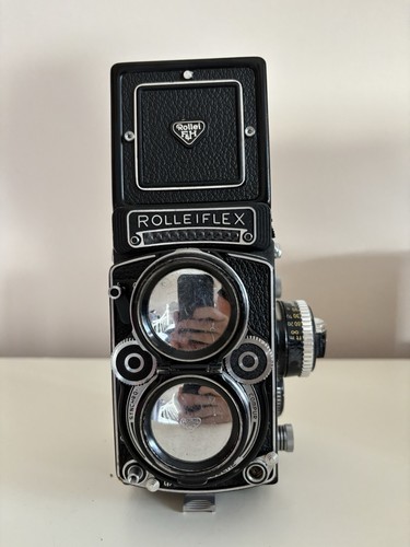 Rolleiflex black tlr type - black,