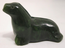 Carved Dark Green Nephrite