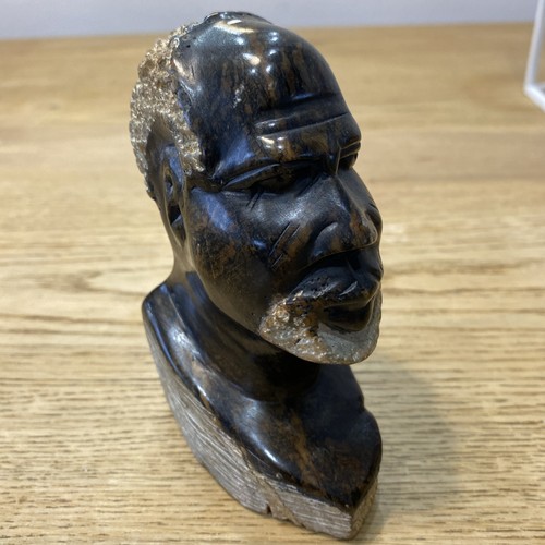 African marble bust head - bust,