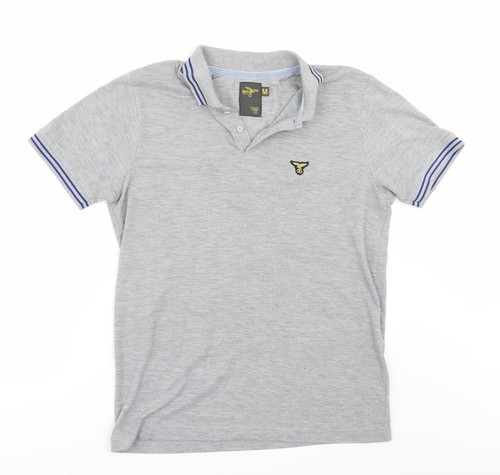 Breve mens grey polo - ,