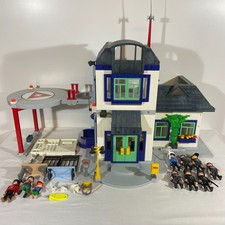Playmobil 3988 Police Station and Jail Incomplete with Figures/Accessories