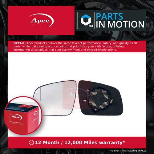 Mirror glass fits mercedes - glass,