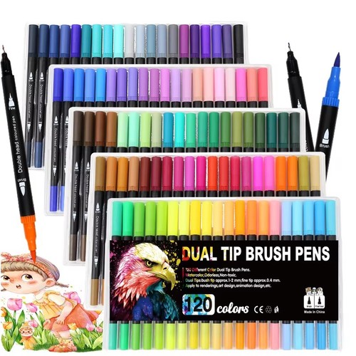 120 dual tip brush - dual,