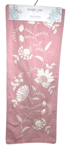 Shabby chic table runner - table,