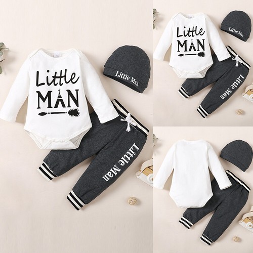 3pcs newborn baby boys long - 3pcs,