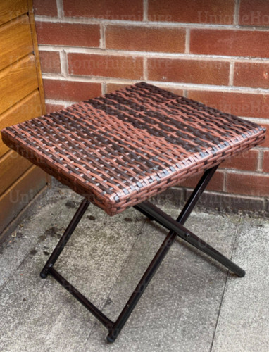 Small rattan coffee table - rattan,