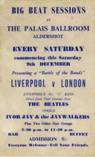 THE BEATLES - Concert Flyer /