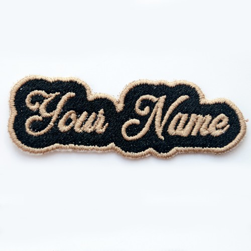 Personalised embroidered patch - personalised,