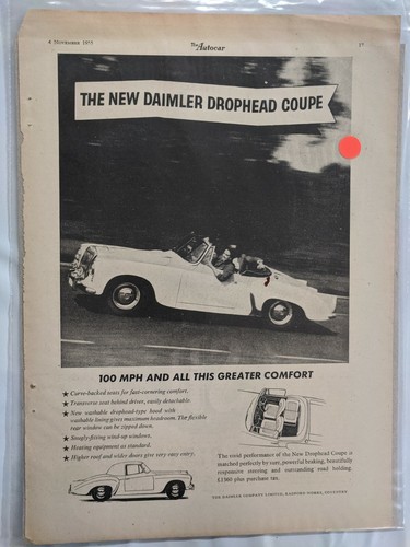 The new daimler drophead - the,