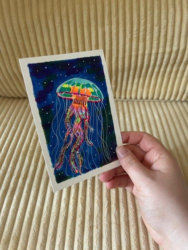 Original hand painted green - original,
