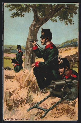 Artist postcard anton hoffmann - artist,