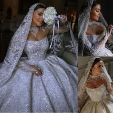 Crystal Wedding Dresses Ball