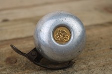 Adie Ping Silver Aluminium Bicycle Bell Vintage Retro Steel Road Racing Bike