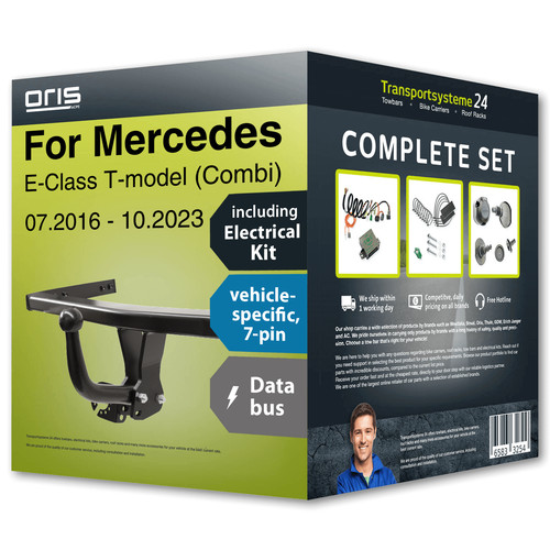 Towbar fixed for mercedes - for,