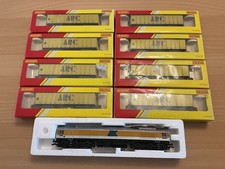 Hornby OO Gauge R6424 x8 with Lima Class 59 all in ARC Livery.