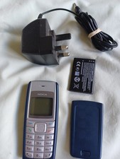Nokia 1112 Unlocked Mobile Phone Blue, GSM 900/1800, Bar, Blue,grade ,B+.