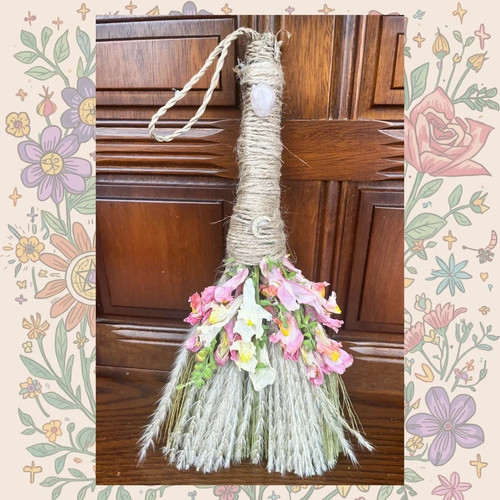 Handmade altar besom broom - besom,