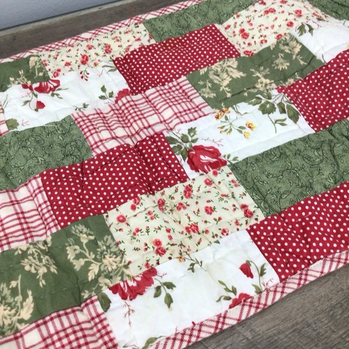 Quilted table runner 13x51 - table,