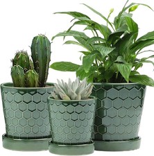 Ceramic Plant Pots 4+5+6 Inch