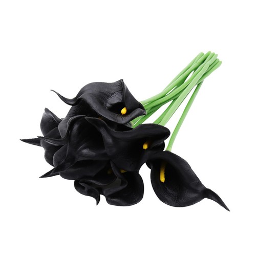 10pcs reusable black calla - reusable,