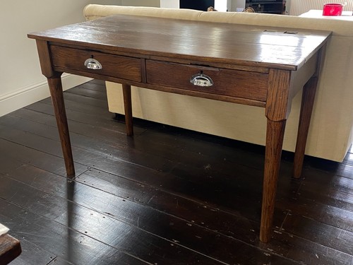 Vintage industrial school desk - industrial,