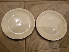 Two Dudson Finest Vitrified Plates nine And A Half Inches Across
