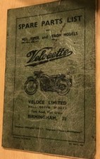 GENUINE VELOCETTE MSS VIPER &
