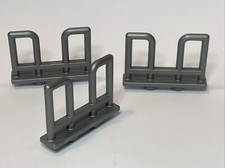 Playmobil spares parts  farm cow milking fence / railing  silver coloured Toy