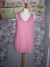 2 LADIES LONG SLEEVELESS T-SHIRTS 1 PINK 1 BLUE SIZE L BY PAPAYA (matalan)