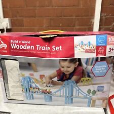 Build A World Wooden Train Set