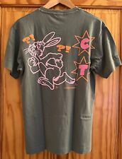 ASOS Crooked Tongues Green Oversized Printed T-Shirt Size XS