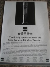 MOSS SPORTSCARS LAVA LAMPS