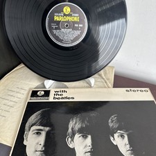 THE BEATLES  With The Beatles 1ST UK STEREO 1963 LP Vinyl, jobete/ GOTTA errors