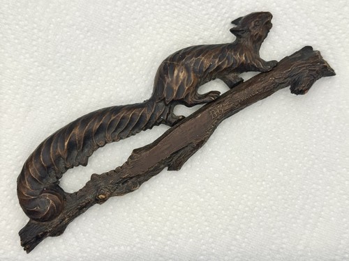 Vintage french resin squirrel - vintage,