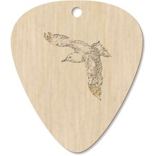 7 x 'Flying Seagull' Guitar Picks / Pendants (GP00017701)