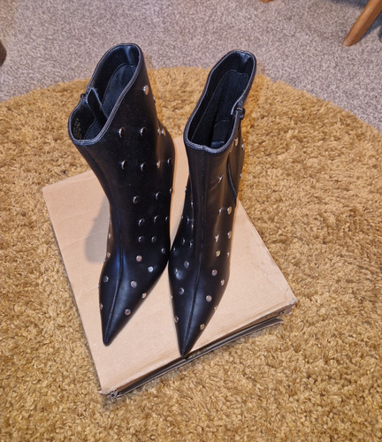Primark black studded ankle - primark,
