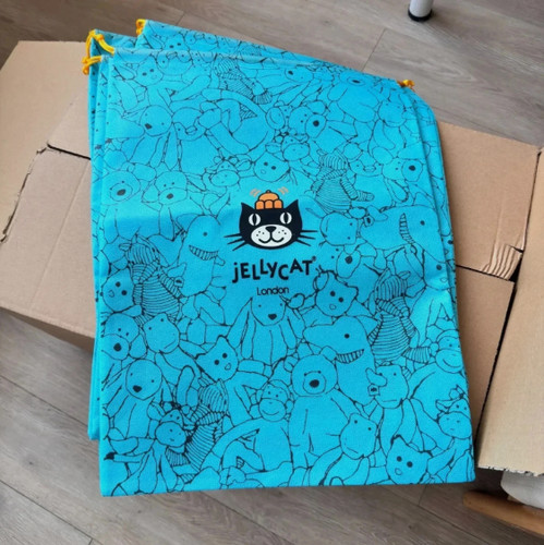 Jellycat 40x29cm blue dust bag - 40x29cm,