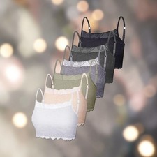 Cropped Lace Cami 6 Pack Wire