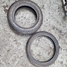 Pirelli City Demon Tyres 130/90x15 rear, 90/90x18 front. 6mm Tread