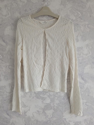 Girls white textured - h&m,