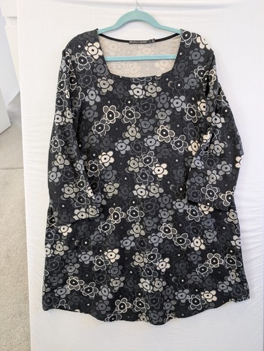 Gudrun sjödén black floral - gudrun,