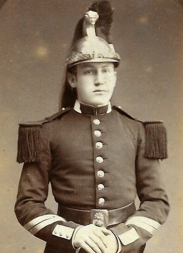 Military cdv photo - photo, french