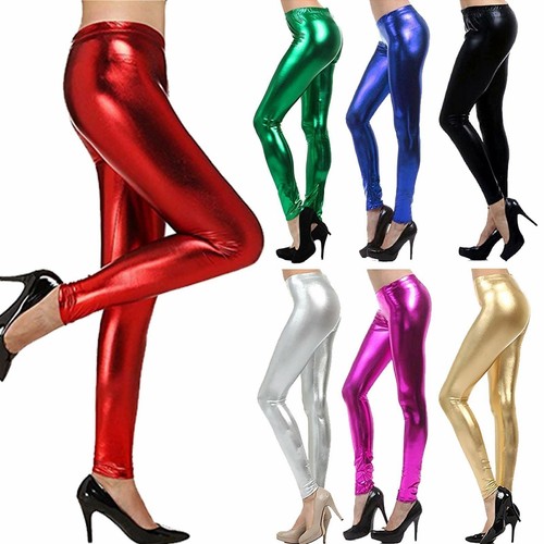 Ladies metallic leggings - ladies,