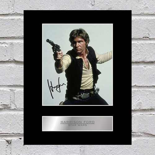 Harrison ford signed mounted - harrison,
