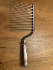 WFR Sterling Handle Meat Holder Carving Fork Guard John Winthrop Pattern