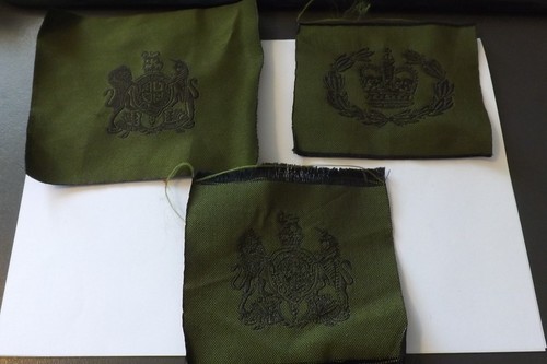 Military cloth badges - military,