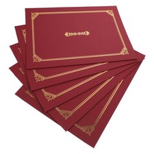  5 Pcs Diploma Book